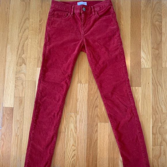 LOFT Pants - Red Corduroy Pants
